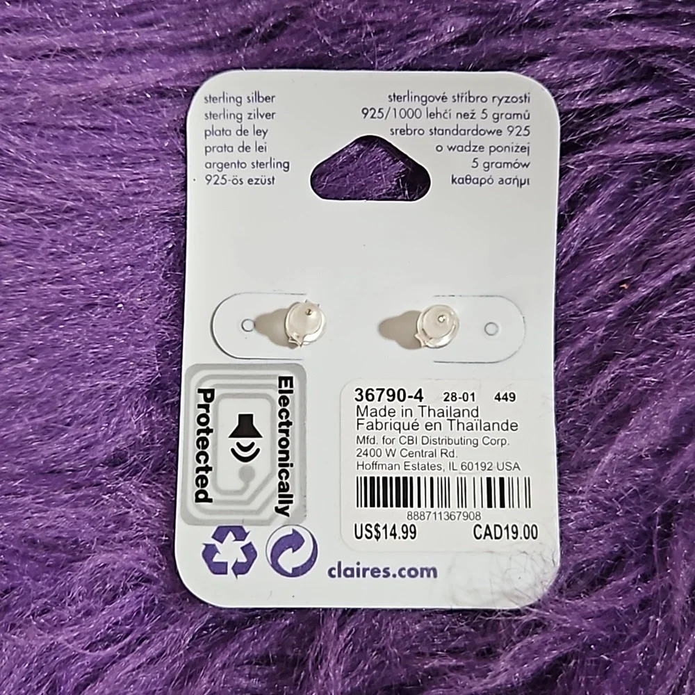 Anna & Elsa mittens and earrings set